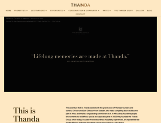 thanda.com screenshot