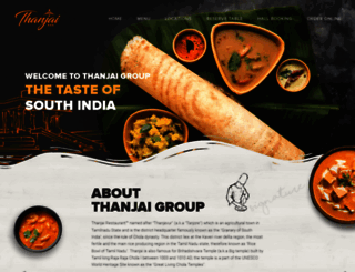 thanjairestaurant.com screenshot