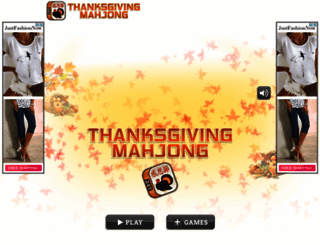 thanksgivingmahjong.com screenshot