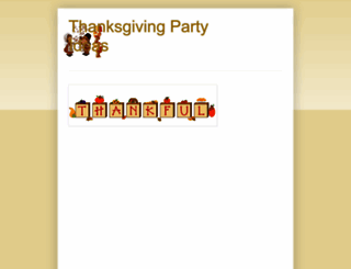 thanksgivingpartyideas.blogspot.com screenshot