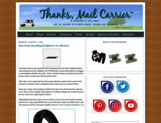 thanksmailcarrier.com screenshot