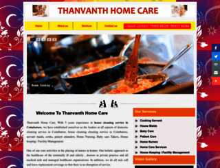thanvanthhomecare.com screenshot