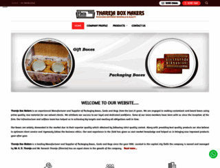 tharejaboxmakers.com screenshot