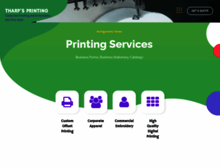 tharpsprintingservices.com screenshot