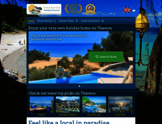 thassos-holiday-rentals.com screenshot