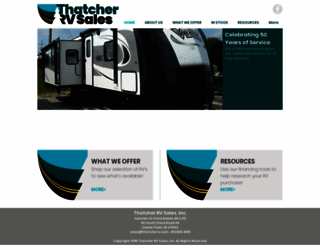 thatcherrv.com screenshot