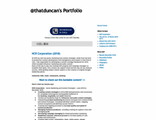 thatduncan.com screenshot