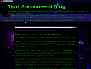 thatparanormalblog.blogspot.com screenshot