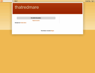 thatredmare.blogspot.ca screenshot