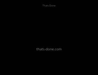 thats-done.com screenshot