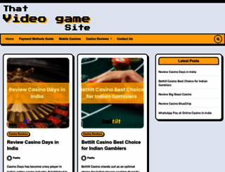 thatvideogamesite.com screenshot