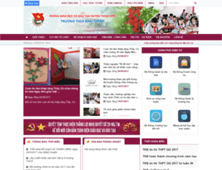thcsbinhthanh.edu.vn screenshot