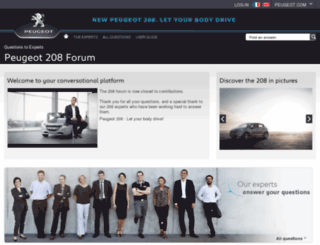 the-208-forum.peugeot.com screenshot