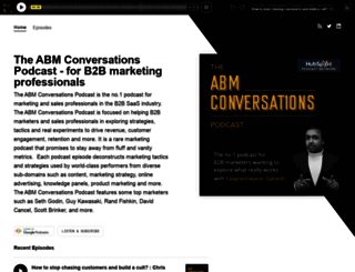 the-abm-conversations-podcast.simplecast.com screenshot