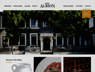 the-albion.co.uk screenshot