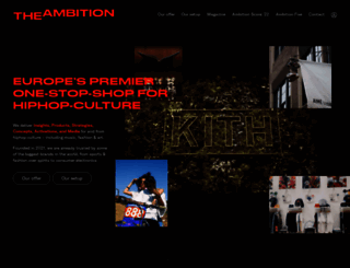 the-ambition.com screenshot