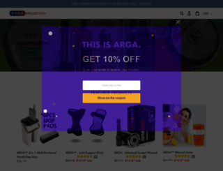 the-arga-collection.com screenshot