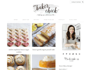 the-baker-chick.com screenshot