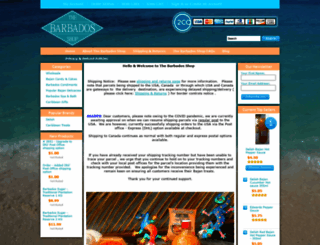 the-barbados-shop.com screenshot