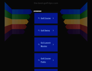 the-best-golf-tips.com screenshot