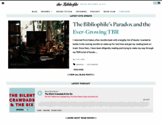 the-bibliofile.com screenshot