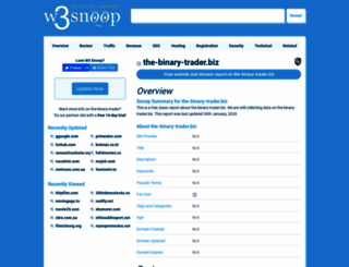 the-binary-trader.biz.w3snoop.com screenshot