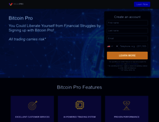 the-bitcoinpro.com screenshot