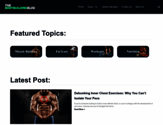 the-bodybuilding-blog.com screenshot