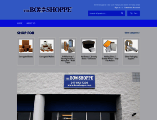 the-box-shoppe.myshopify.com screenshot