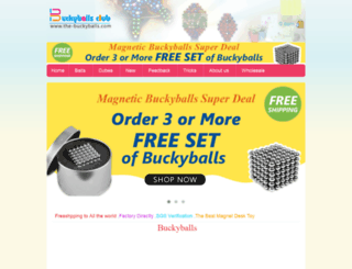 the-buckyballs.com screenshot