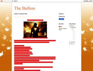 the-bullion.blogspot.com screenshot