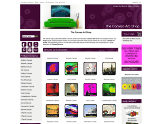 the-canvas-art-shop.co.uk screenshot