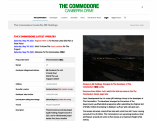 the-commodore.sg screenshot