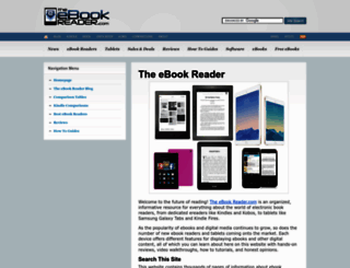 the-ebook-reader.com screenshot