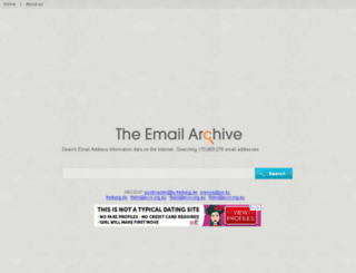 the-email-archive.com screenshot