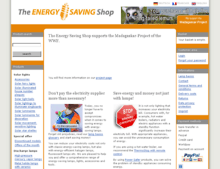 the-energy-saving-shop.com screenshot