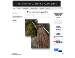 the-exterior-cleaning-company.co.uk screenshot