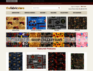 the-fabric-store.com screenshot