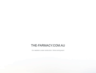 the-farmacy.com.au screenshot