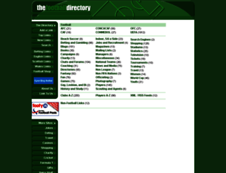 the-football-directory.co.uk screenshot