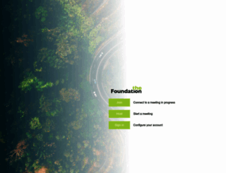 the-foundation.zoom.us screenshot