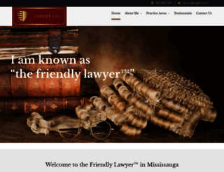 the-friendly-lawyer.com screenshot