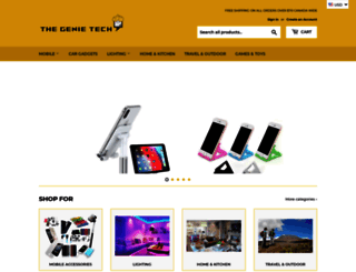 the-genie-tech.myshopify.com screenshot