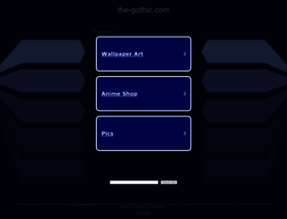 the-gothic.com screenshot