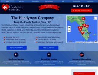 the-handyman-company.com screenshot