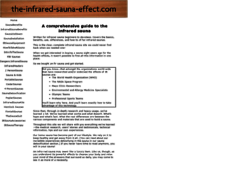 the-infrared-sauna-effect.com screenshot