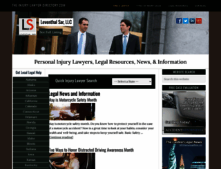 the-injury-lawyer-directory.com screenshot
