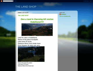 the-land-shop.blogspot.com screenshot