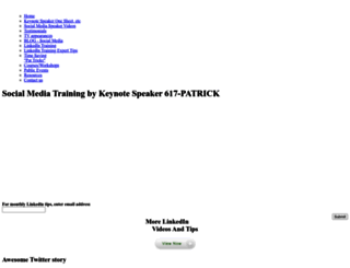 the-linkedin-speaker.com screenshot
