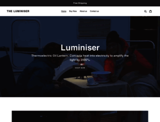 the-luminiser.myshopify.com screenshot